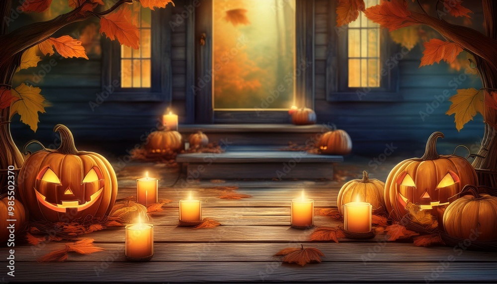 Obraz premium halloween pumpkin