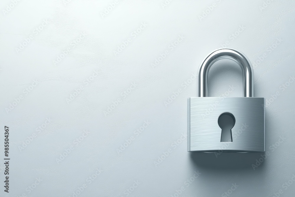 A padlock resting on a sleek metallic surface symbolizing data protection, illustrating the importance of safeguarding sensitive information. A padlock resting on a sleek metallic surface symbolizing data protection, illustrating the importance of safeguarding sensitive information.