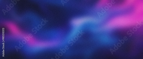 Colorful Abstract Background with Blue and Red Gradient: Blurry Movement and Grainy Texture