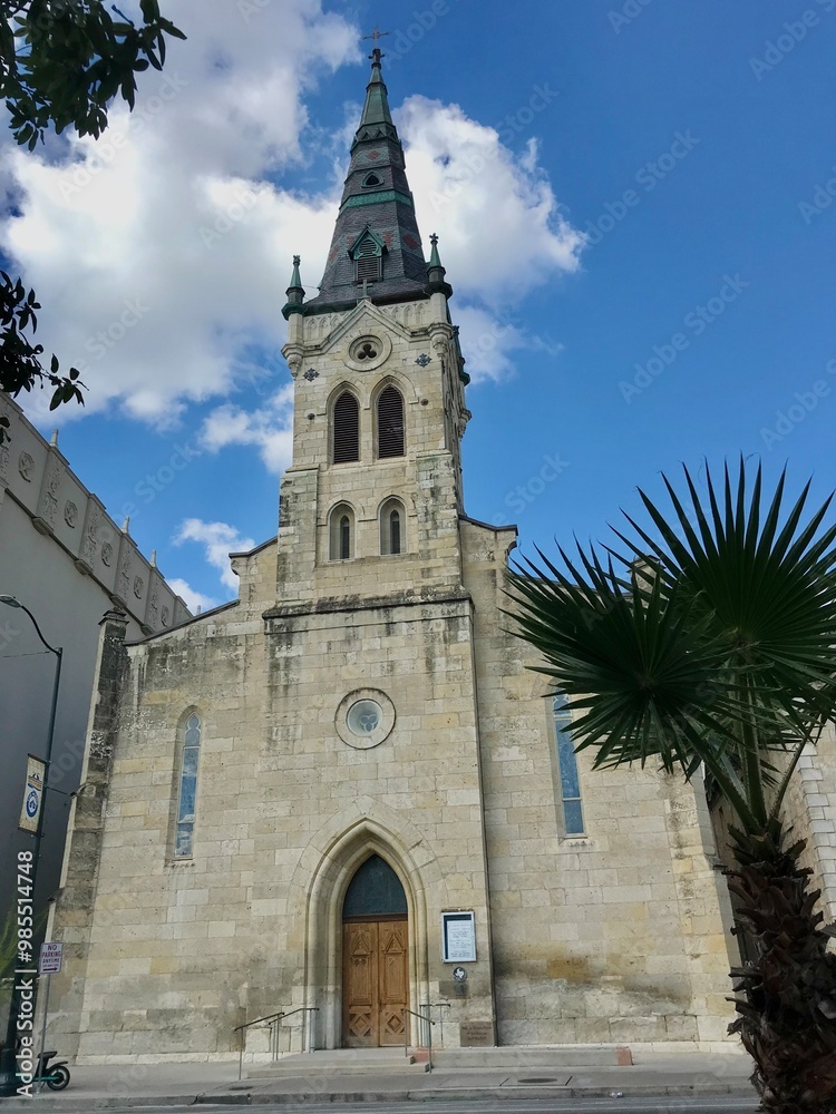 Cathedral in the city centre of San Antonio Cathedral in the city centre of San Antonio