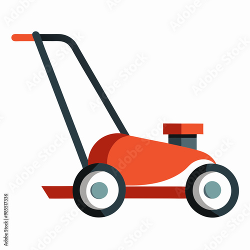 Push or Riding Lawnmower Vector Illustration - SVG, Cricut Files, Clipart for Lawn Care and Landscaping Designs