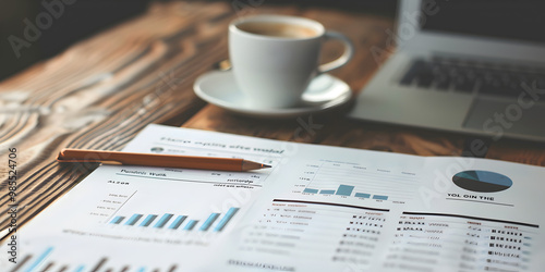 Businessman Reviewing Financial Documents