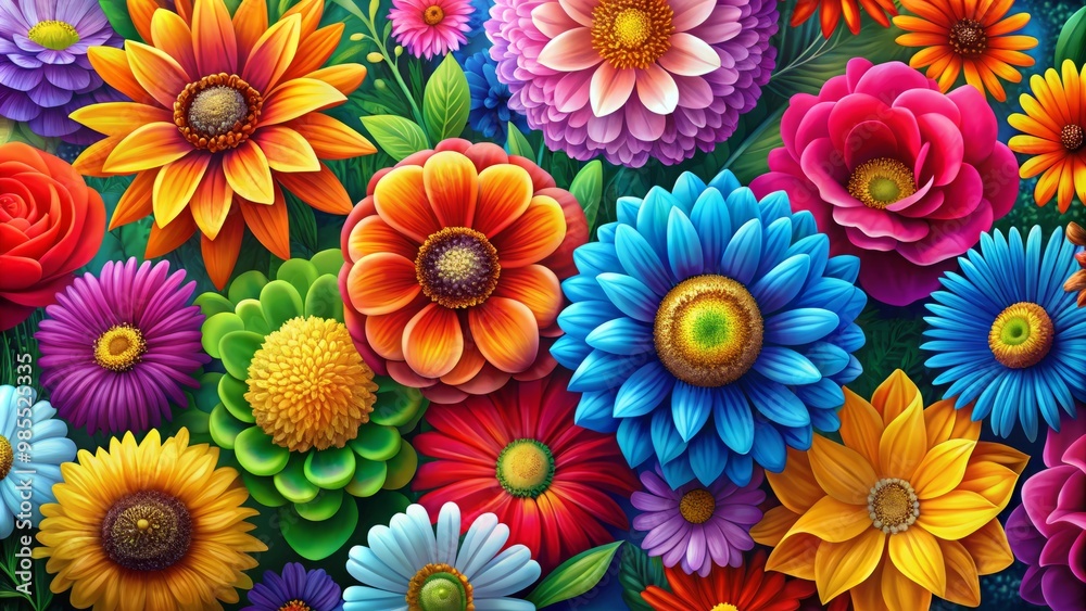 Vibrant floral vector art perfect for digital projects, backgrounds, and creative illustrations. Enhance your designs Vibrant floral vector art perfect for digital projects, backgrounds, and creative illustrations. Enhance your designs