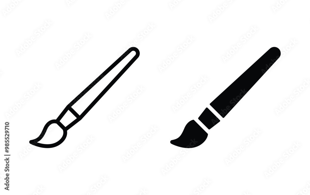 Paint Brush icon, Brush sign vector Paint Brush icon, Brush sign vector