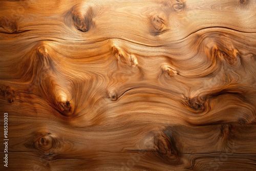 A wood grain background with swirling patterns, resembling ocean waves in the style of carved relief, with detailed wood textures and warm tones for an organic feel. Created with Ai