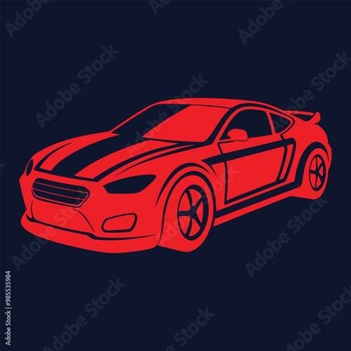 Sports Car design vector illustration