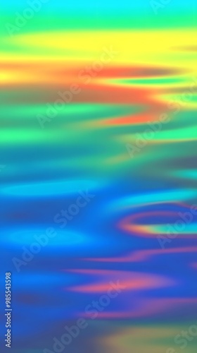 smooth rainbow liquid chrome texture, abstract background