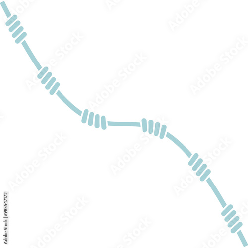 Aesthetic Rope Pattern Line Art Decorative Ornament