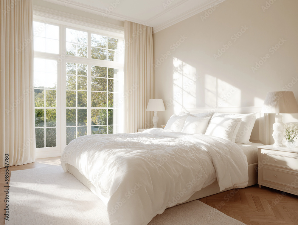Fototapeta premium French Style Bedroom