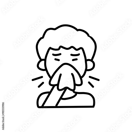 Sneezing icon