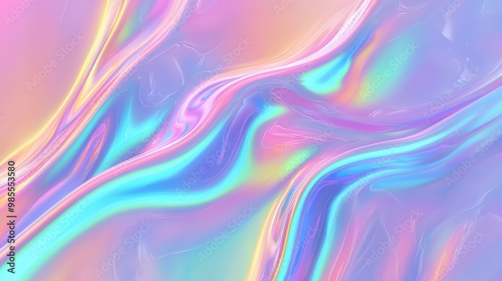 Obraz premium Abstract iridescent background