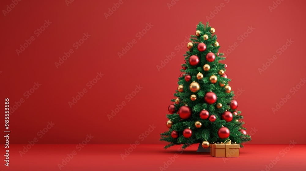 3D Christmas Tree Icon, a festive symbol featuring vibrant colors and intricate details, perfect for holiday-themed designs and digital decorations, celebrating seasonal cheer. 3D Christmas Tree Icon, a festive symbol featuring vibrant colors and intricate details, perfect for holiday-themed designs and digital decorations, celebrating seasonal cheer.