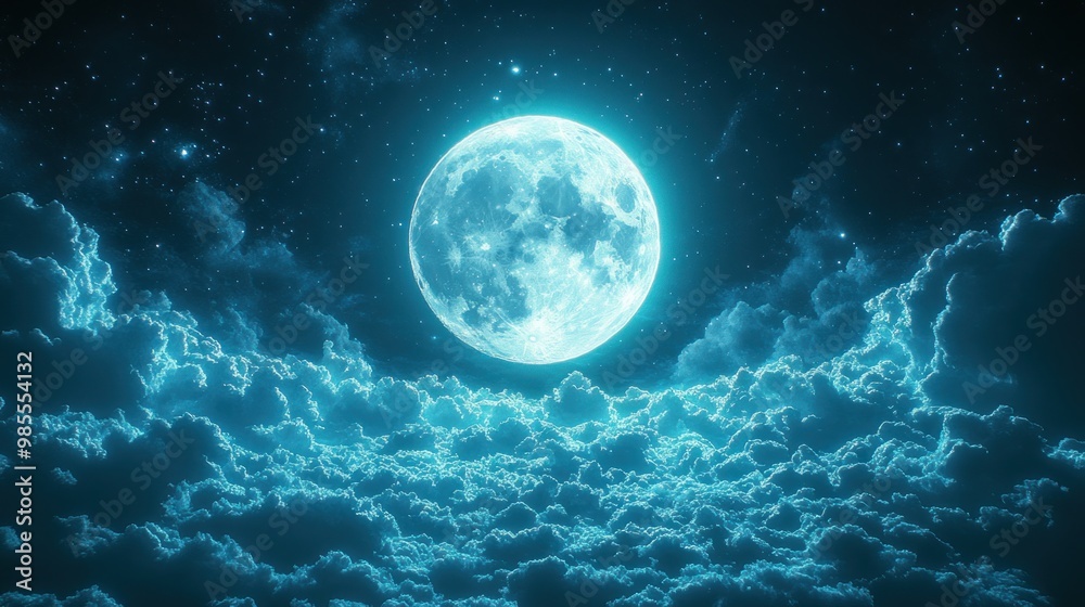 Full Moon over Clouds Full Moon over Clouds