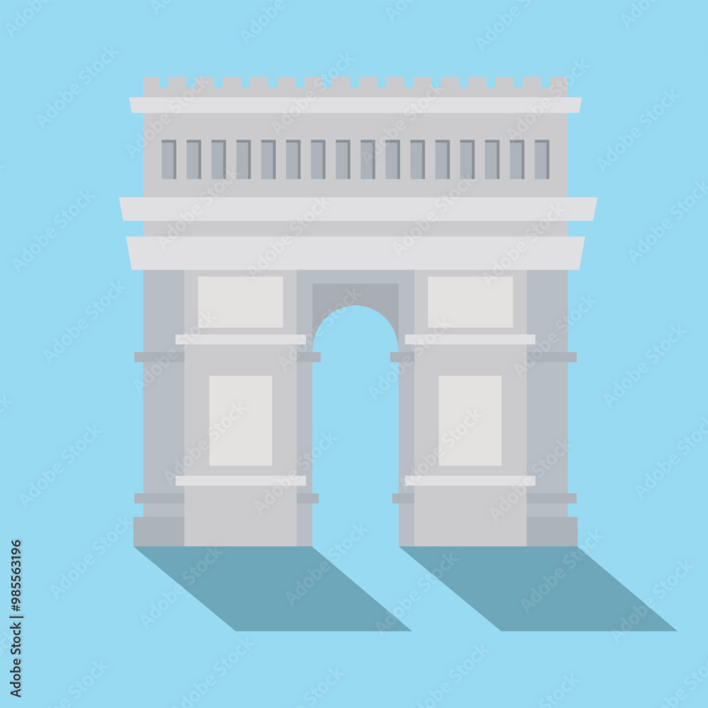 Fototapeta premium Vector Ilustration of Monument Simpang Lima Gumul 