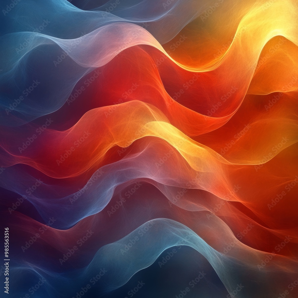 Obraz premium Wavy Abstract