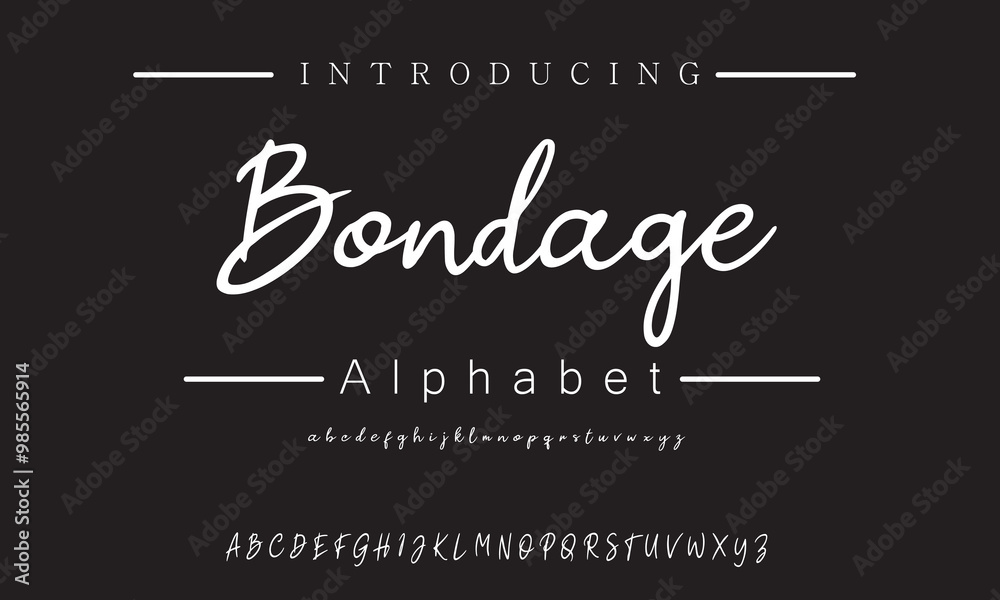 Obraz premium Chic Handwritten Signature Font for Wedding Invitations, Business Logos, and Fashion Designers