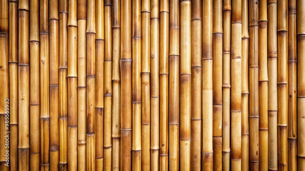 Fototapeta premium Abstract textured background of bamboo wall stripes, perfect for design projects