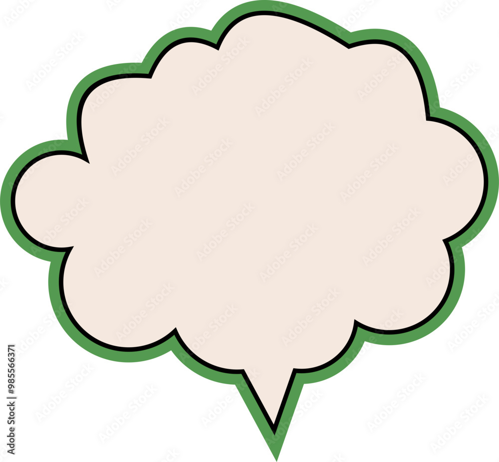 Retro Speech Bubble Retro Speech Bubble