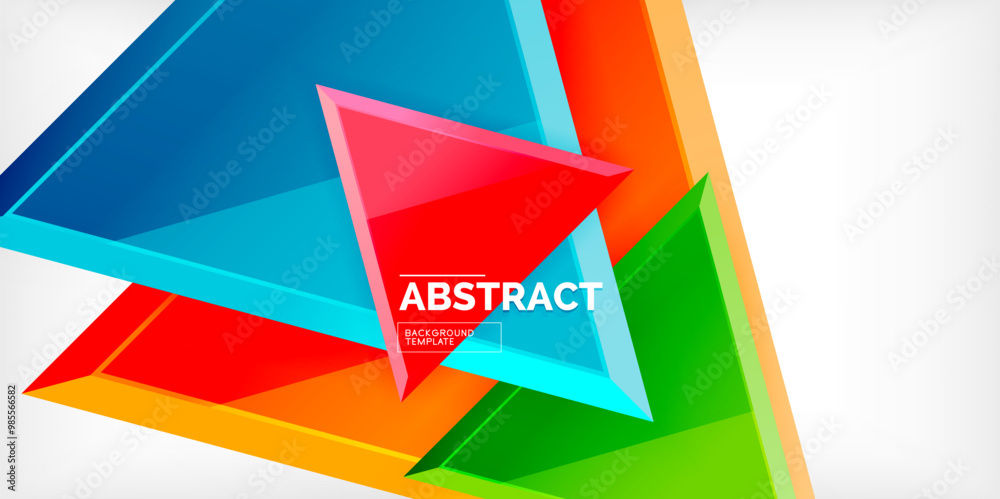 Abstract background - glossy triangles. Vector Illustration For Wallpaper, Banner, Background, Card, Book Illustration, landing page Abstract background - glossy triangles. Vector Illustration For Wallpaper, Banner, Background, Card, Book Illustration, landing page