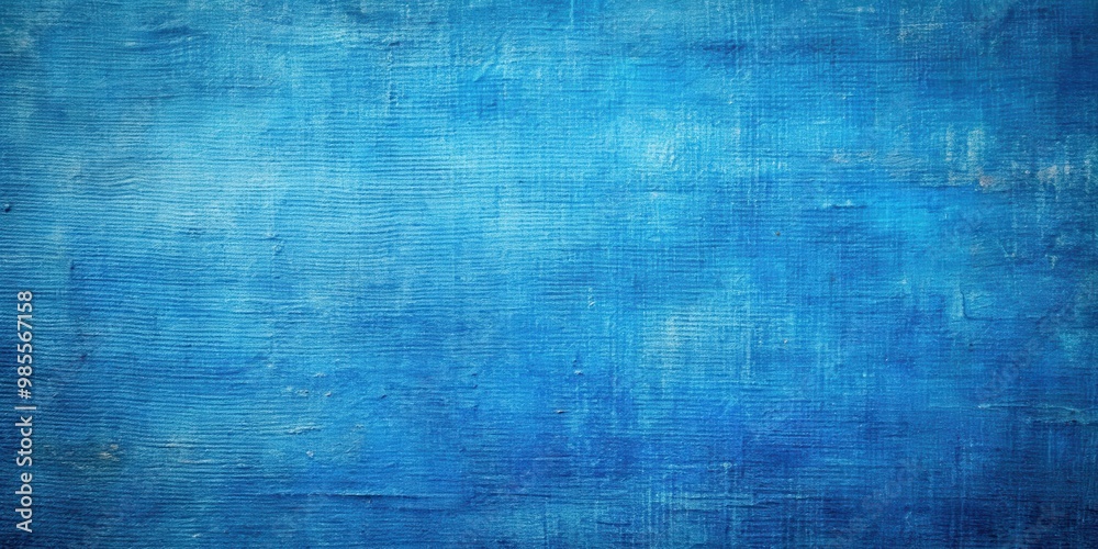 Fototapeta premium Blue abstract texture painted on an artistic canvas