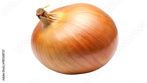 Wallpaper Mural Fresh round onion bulb isolated on white. With clipping path. Torontodigital.ca