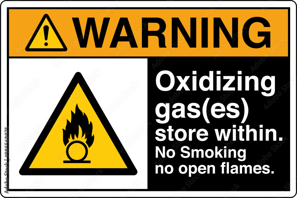 Obraz premium ANSI Z535 Safety Sign Marking...