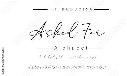 Elegant Handwritten Signature Font for Fashion Branding, Business Cards, and Wedding Invitations