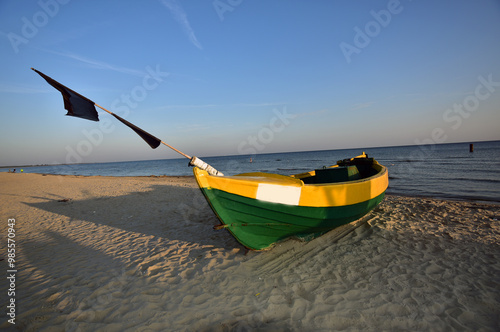 Fototapeta Naklejka Na Ścianę i Meble -  fishing boats in the baltic sea