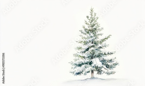 A white Christmas tree is the main focus of the image