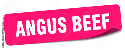 ANGUS BEEF STICKER