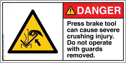 ANSI Z535 Safety Sign Marking... photo