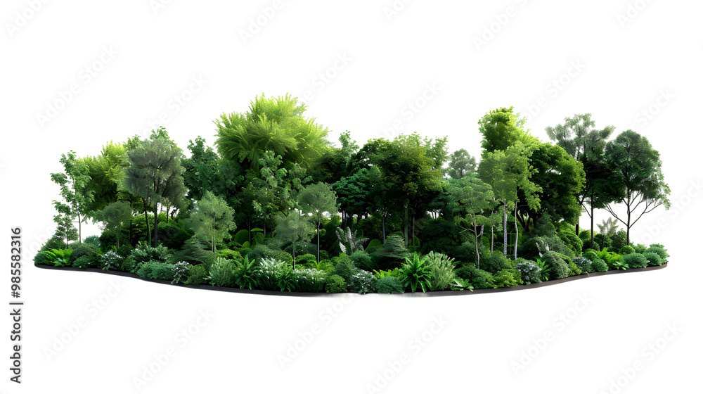 Serene Forest Landscape with Lush Green Trees Symbolizing Growth and Environmental Transparency Serene Forest Landscape with Lush Green Trees Symbolizing Growth and Environmental Transparency