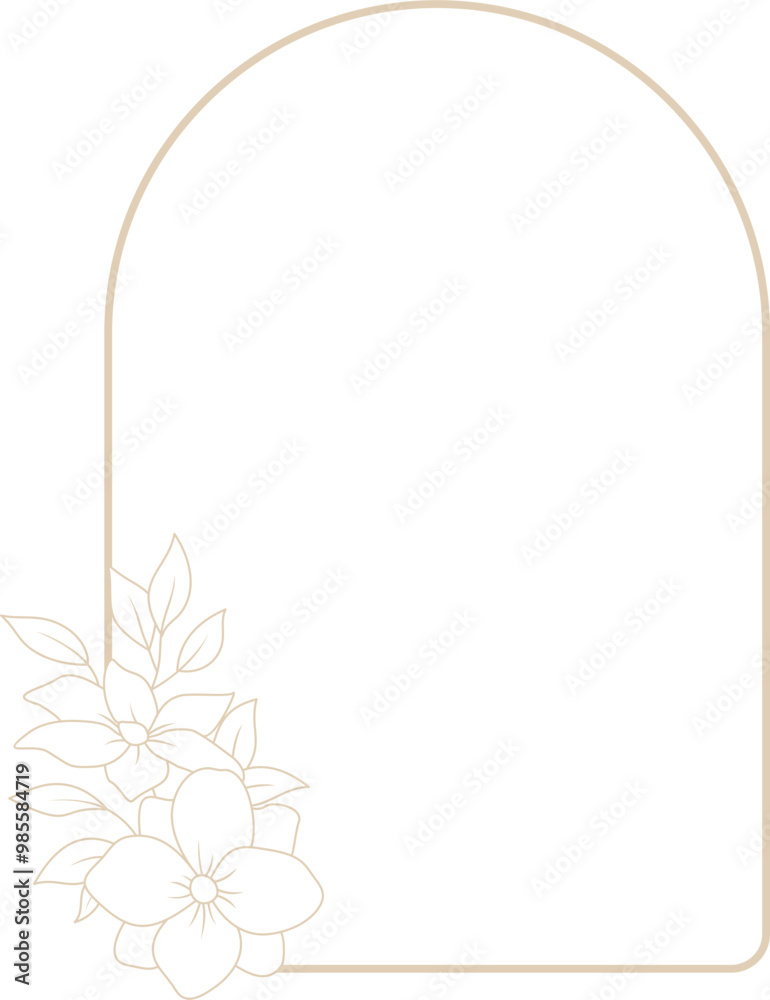 Monoline Floral Arch Frame Monoline Floral Arch Frame