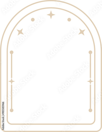 Monoline Starry Arch Frame
