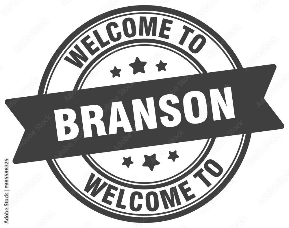 Fototapeta premium WELCOME TO BRANSON STAMP