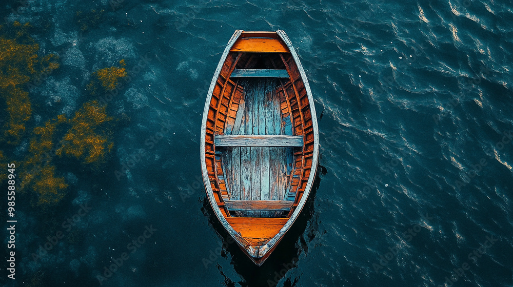 Obraz premium boat on the lake