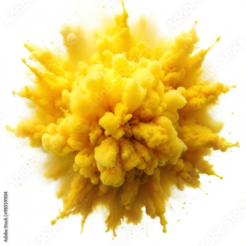 Yellow Smoke Dynamic Effect photo