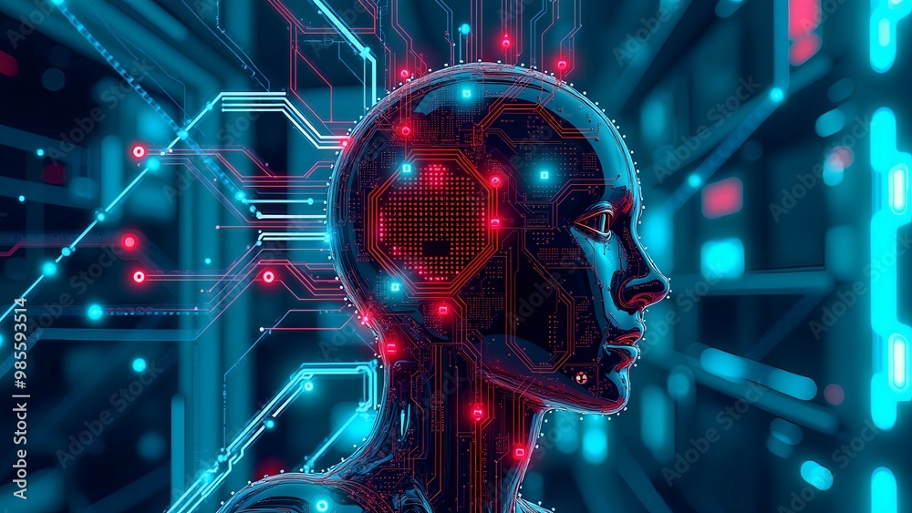 Obraz premium 5G Technology Chip