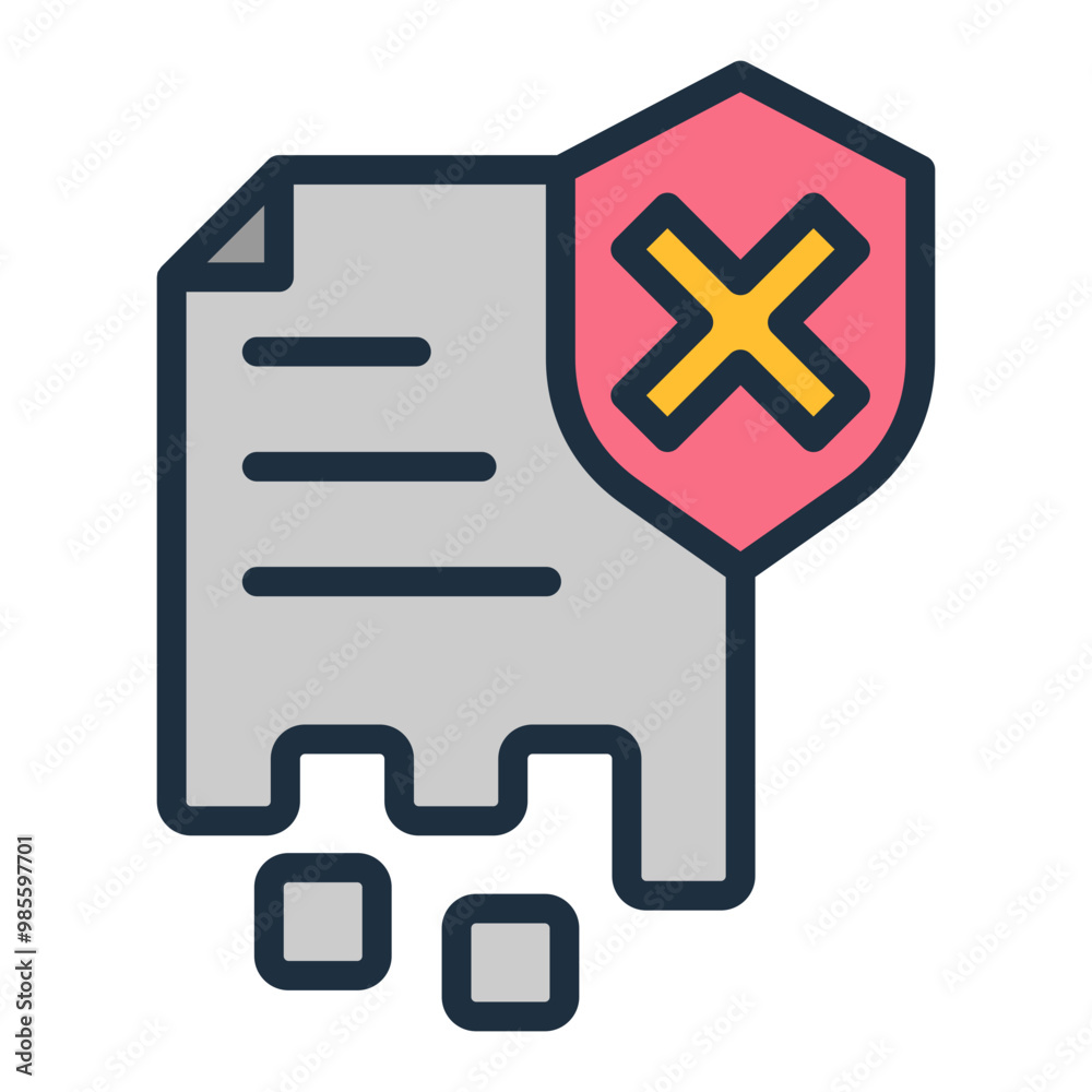 Obraz premium Data Breach Icon