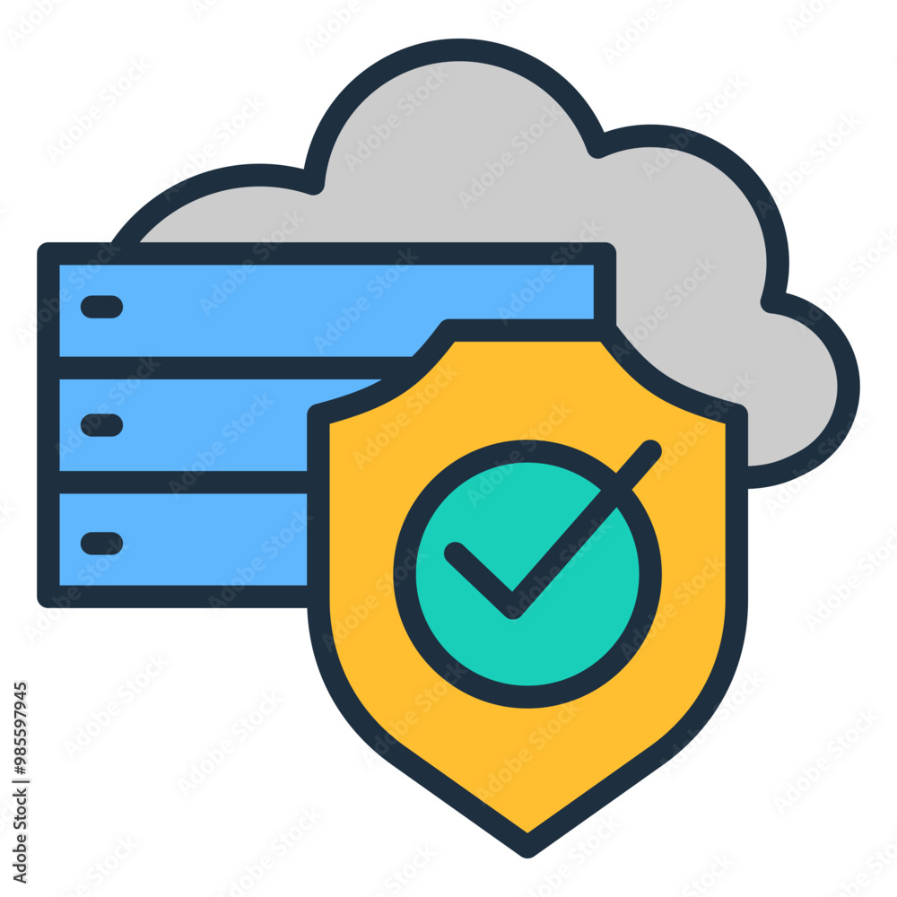 Secure Database Icon Secure Database Icon