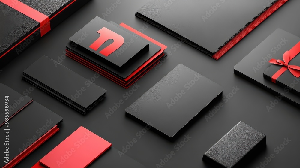 Minimalist Black Friday flyer with sleek black and red accents, featuring bold discount percentages. Minimalist Black Friday flyer with sleek black and red accents, featuring bold discount percentages.