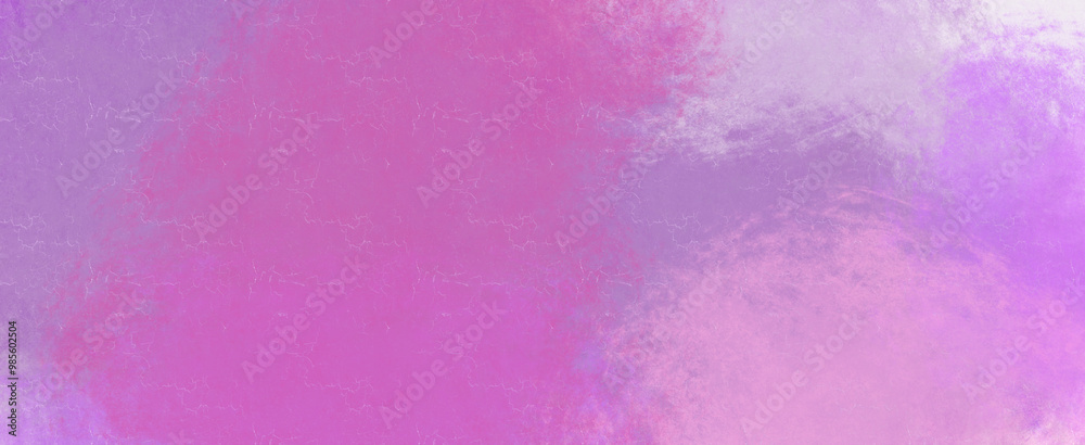 Pink and purple clumps. Banner