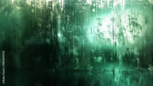 Polished Metal Texture Background Brushed Green Metallic