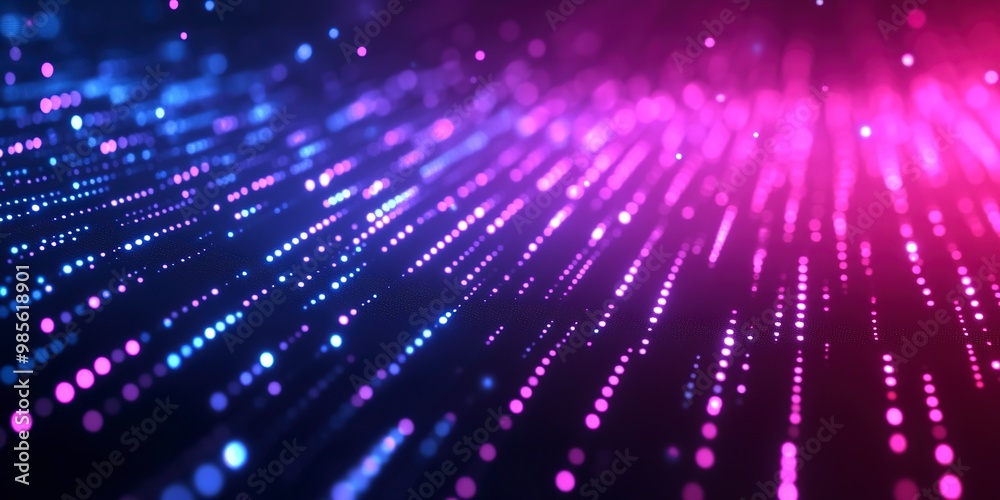 Abstract background with glowing dotted lines Abstract background with glowing dotted lines