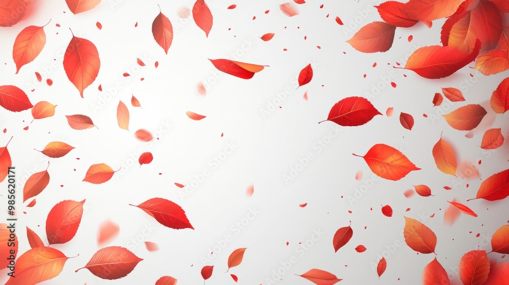 Autumn sale banner background with red leaves, autumn nature promo vector design elements. Banner. transparent background Autumn sale banner background with red leaves, autumn nature promo vector design elements. Banner. transparent background