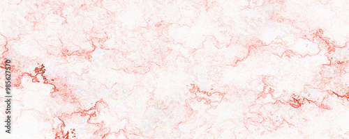 Abstract watercolor painting textured on abstract watercolor painted background. Light red paper red marble pattern texture background with space. Grunge red texture with scratches marble pattern.