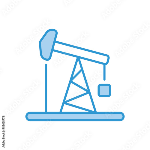 Extraction icon vector stock illustration