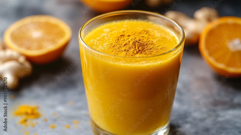 Turmeric Orange Ginger Smoothie. Turmeric Orange Ginger Smoothie.
