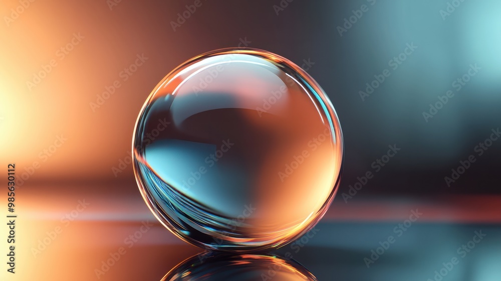 shining glass sphere background shining glass sphere background