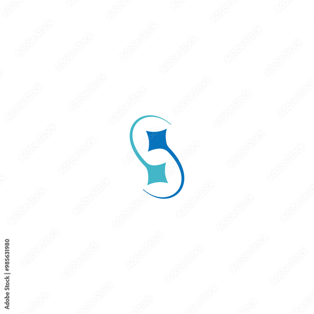 S star logo design icon vector template blue S star logo design icon vector template blue